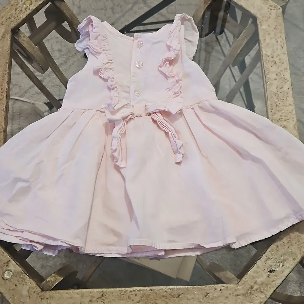 Edgehill Pink Ruffle Girls Dress Size 3 Months